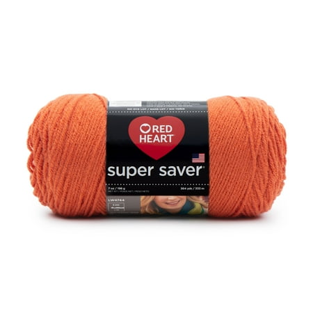 UPC: 0073650788307 | Red Heart Super Saver Yarn Carrot 7oz(198g) Medium Acrylic