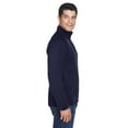 thumbnail image 3 of Devon & Jones DG792 Unisex Bristol Sweater Fleece Quarter-Zip Pullover-Navy-2XL, 3 of 3