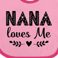 thumbnail image 4 of Inktastic Nana Baby Girl Clothes Girls Baby Bib, 4 of 4