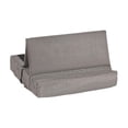 thumbnail image 1 of Soporte de almohada para tableta, base blanda para tableta de 4 a 13 pulgadas con bolsillo y soporte para bolígrafo para cama de regazo y libros de Gris, 1 of 10