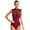Burgundy, variant on JanJean Women Sparkly Ballet Gymnastics Dance Leotard Sleeveless Figure Skating Leotard Bodysuit Black XXL