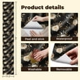 thumbnail image 4 of Peel and Stick Wallpaper Contact Paper Vintage Dark Black Floral Modern Botanical Flower Farmhouse Flowers Self Adhesive and Removable 17.7in x 118in, 4 of 8