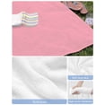 thumbnail image 6 of Pink Beach Towels Oversized Super Absorbent, Pure Pink Lightweight Bath Towel Quick Dry Sets For Bathroom/Pool/Rv Camping/Beach Play/Gym Room/Picnic 30"x60", 6 of 8