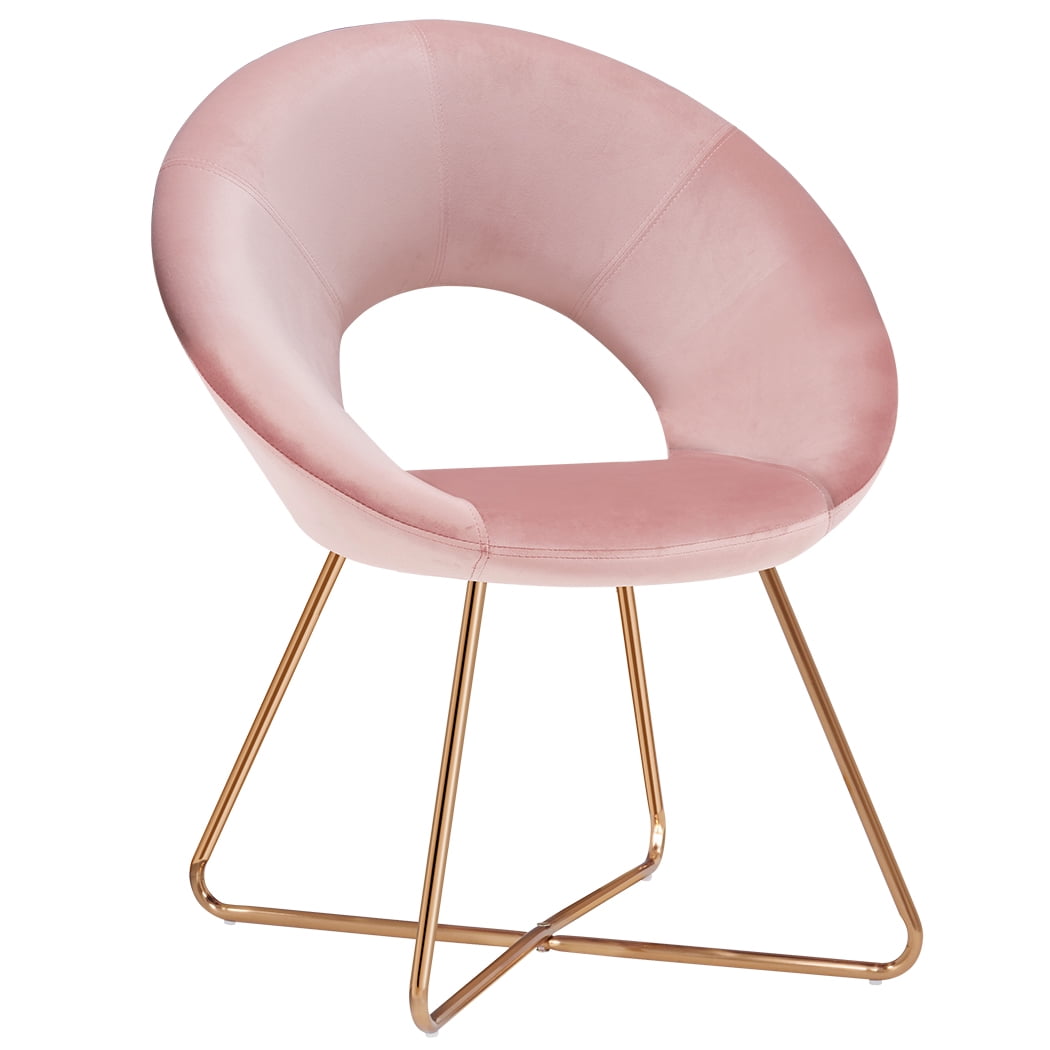 Duhome Modern Accent Chair For Living, Pink Chair For Vanity