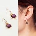 thumbnail image 5 of TopLLC Boucles d'Oreilles Mode Coréenne Café Rondes en Forme de Goutte Boucles d'Oreilles pour Femmes Boucles d'Oreilles Mode, 5 of 5