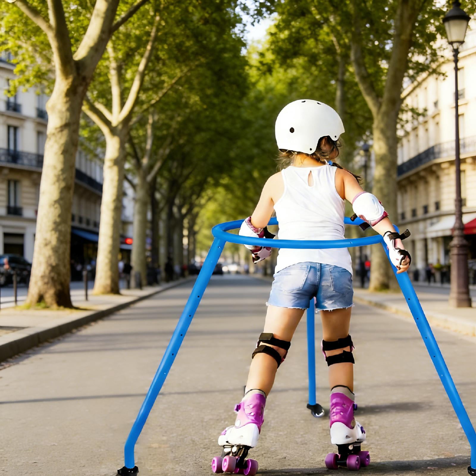 harayaa Adjustable Roller Skate Support for Children with A High-quality Steel Frame for Blue S