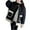 Black Jacket fot Kid, variant on Winter Thickened Loose Casual Hoodless Coat Soft Comfortable Long Sleeves Pockets Fashionable Stylish Outerwear for Kids Suitable for School Vacation Daily Activities Black 4 Years