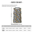 thumbnail image 4 of Pofeuu Skull daisy yellow blue Print Basketball Jersey, Shirts for Men Youth Basketball Jersey Crew Neck-Small, 4 of 6