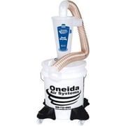 Oneida Air Systems Dust Deputy Deluxe Cyclone Separator Kit with Caster Mounts and Collapse-Proof Bucket for Wet/Dry Shop Vacuums DD Deluxe 5-Gal