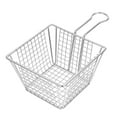 thumbnail image 1 of Weiweiguan 1pc Convenient Frying Basket Multipurpose Kitchen Storage Basket (Silver), 1 of 7
