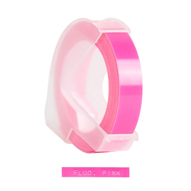 3D Plastic Embossing Label Tape Refill for DYMO 12965 1610 Label Maker with 3/8 Inch