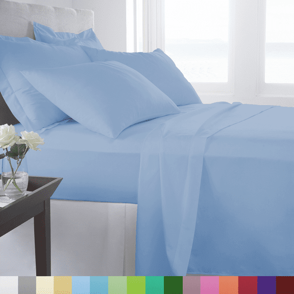 Woven Trends Hotel Luxury Bed Sheets Set - 1800 Series Supreme Collection, Extra Deep Pockets Sheets, Wrinkle Fade Stain Resistant, Softest Sheets