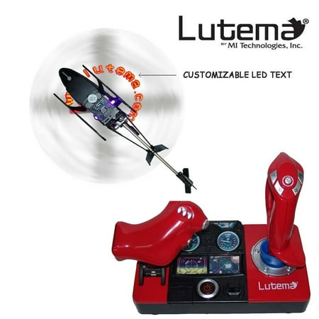 NEW Lutema 2.4Ghz. Heligram Flight Simulator R/C Helicopter with LED