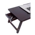 thumbnail image 3 of GoDecor Bureau Pliant Portable en Bambou Table de Service pour Petit-Déjeuner Plateau de Lit Pieds Réglables, 3 of 4