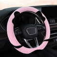 thumbnail image 4 of TIMIFIS Steering Wheel Cover Cute Cats Ear Lint Car Handle Cover Winter Warm Handle Cover General Model Men and Women Car Handle Cover Steering Covers, 4 of 6