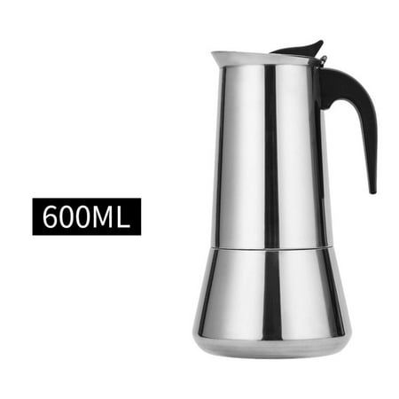 

LIKEM 2-10 Cup Stainless Steel Espresso Maker Cup Stove Top Coffee Percolator Moka Pot