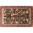 thumbnail image 1 of Ahgly Company Machine Washable Indoor Rectangle Traditional Light Copper Gold Area Rugs, 7' x 10', 1 of 7