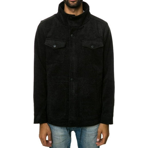 Ezekiel Mens The Blizzard Fleece Jacket, Black, Medium