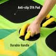 thumbnail image 4 of Towable Tube for Boating with Dual Tow Points, Rapid Inflatable Tube for Waterskiing, 1-2 Riders, Max 450lbs, Anti-Slip EVA Pad, Green, 4 of 7