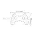 thumbnail image 4 of FRCOLOR Neon Light 1pc Home Creative Game Controller Shaped Lamp Game Controller Modeling Neon Lamp,15.75"X10.63"X0.39", 4 of 5