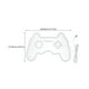 thumbnail image 5 of 1pc Home Creative Game Controller Controller Lámpara Game Controller Modeling Neon Lamp, 5 of 5