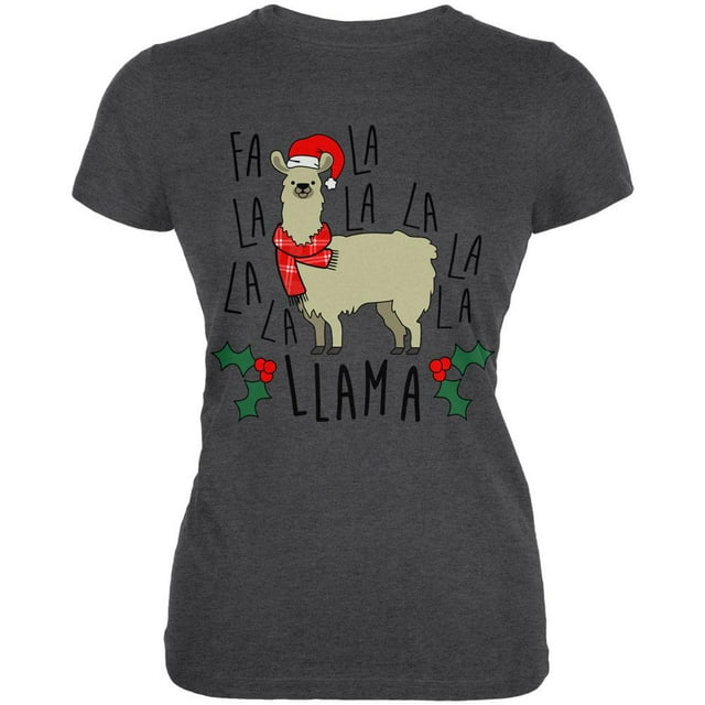 T-Shirt Doux Juniors de Noël Fa la Llama