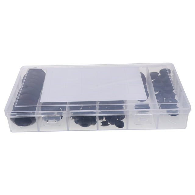 FONDOTIN 200 Pcs Cable Snap Bushing Grommets Rubber Rings Seal Applications for Technicians