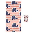 thumbnail image 1 of CSChome Towel Hidden Buckle Design Portable Kids Bath Towel Superfine Fiber Cartoon, 1 of 7