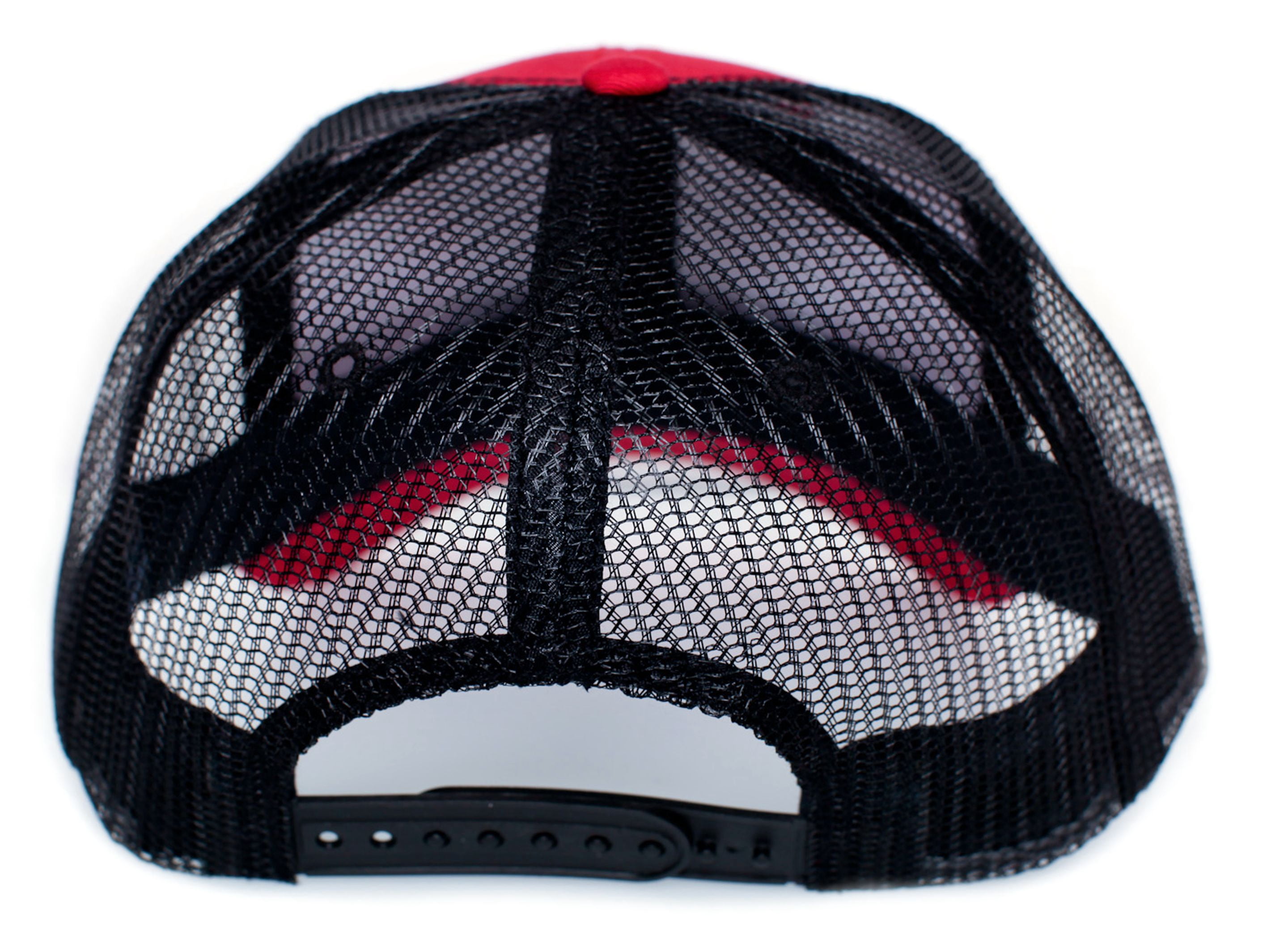 Posse Comitatus Mama Tried Hat Embroidered Patch Country Trucker Cap Adult One Size Multi (Black/Red)