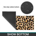 thumbnail image 6 of Beige and Black Of Leopard Print Kitchen Rugs Sets Of 2,Anti Fatigue Kitchen Mat Rugs Non Slip Washable,Decorative Kitchen Floor Mats for Kitchen,Sink,Laundry,17"x30"+17"x47", 6 of 7