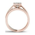 thumbnail image 3 of 3/4 Carat T.W. Diamond 10kt Rose Gold Cushion-Shape Engagement Ring Set, 3 of 5