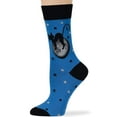 thumbnail image 5 of 7BIGSTARS KINGDOM Women's Cotton Fun Socks - 4 Pack Large - Cat- Moon - Heart Tail- Seamless Sock Size 10-12 Shoe Size 8-12, Black, Navy, Blue, Grey, 5 of 10
