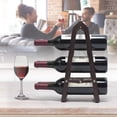 thumbnail image 5 of 6 Bottle Wine Rack, Metal Folding Wine Rack, Small Wine Rack, Narrow Bottle Rack, Bottle Storage, Easy To Store, 5 of 5
