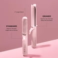 thumbnail image 2 of Le Duo Grande 360° Airflow 2 in 1 Straightener and Curler | 1 Inch Curling Wand & Titanium Flat Iron with 5.3" Plates | Hair Straightener & Curler for Long Hair (Blush), 2 of 4