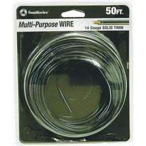 600" 14 Gauge THHN Wire Color: Solid Black