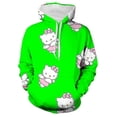 thumbnail image 1 of Chandail à Capuchon Kawaii Hello Kitty pour Femmes, Chandail d'Automne Ample, Haut Ample, Chandail Coréen, Mode pour Femmes, Chandail à Capuchon Hello Kitty Anime, 1 of 7