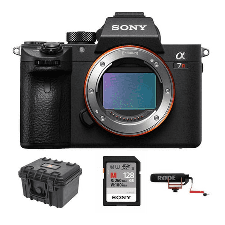 UPC: 0657379031717 | Sony Alpha a7R III A Full-Frame Mirrorless Camera with 128GB VideoMicGo Bundle