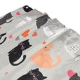 thumbnail image 3 of Yayeee Shower Curtain with Hooks 72"x72" Waterproof Fabric Bathroom Hanging Decor, Gray Cartoon Pattern, 3 of 5