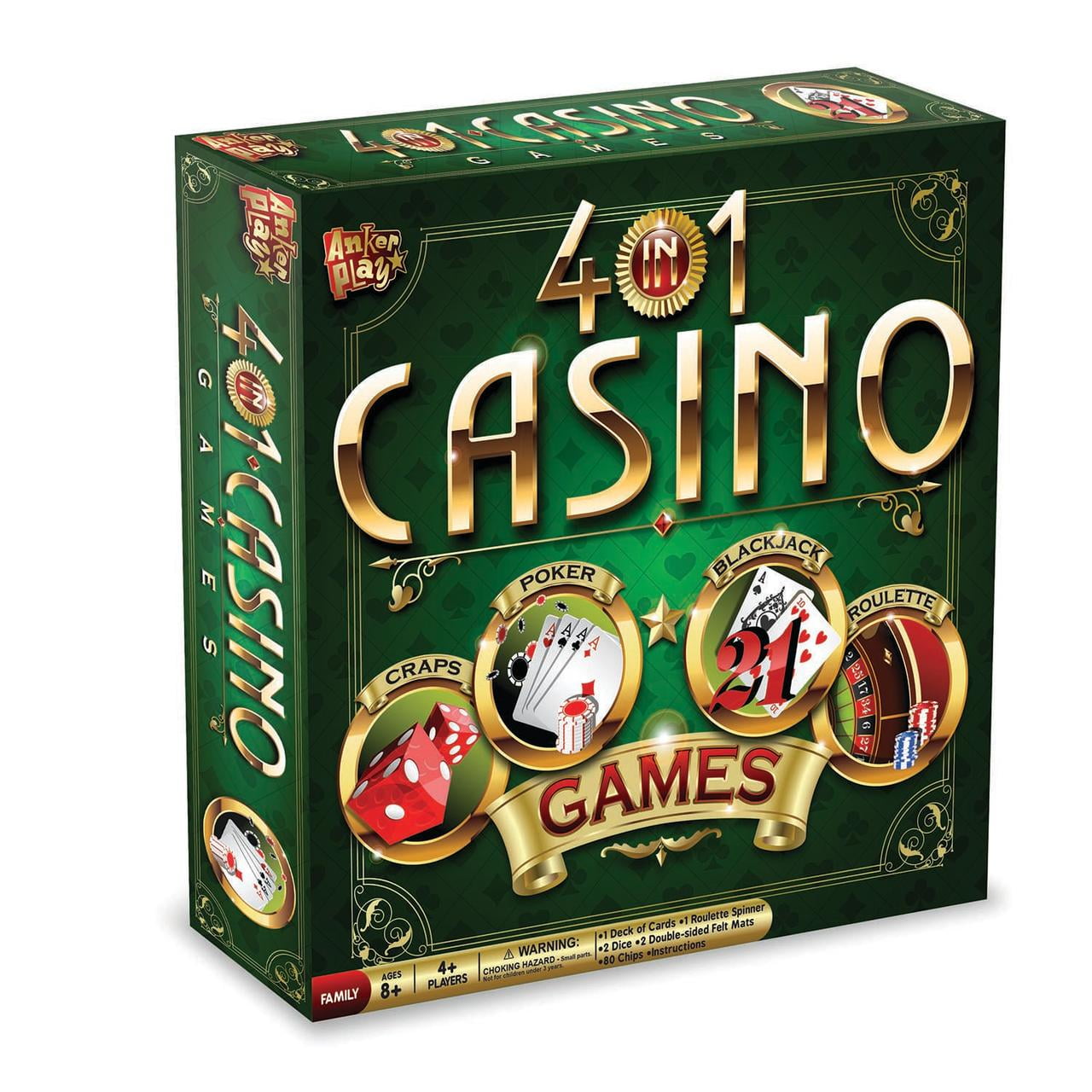 4 in 1 Casino Games