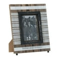 thumbnail image 3 of Foreside Home & Garden Multicolor Striped 4 x 6 Inch Better with Friends Wood Decorative Picture Frame, 3 of 8
