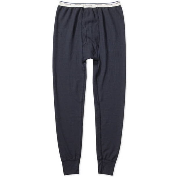 mens fruit of the loom thermal pants