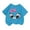 Dark Blue, variant on HNMKIU Girls Fashion Tee Cute Printed Round Neck Short Sleeve Casual Loose Fit Summer T-Shirt Top for Kids Orange,6-8 Years