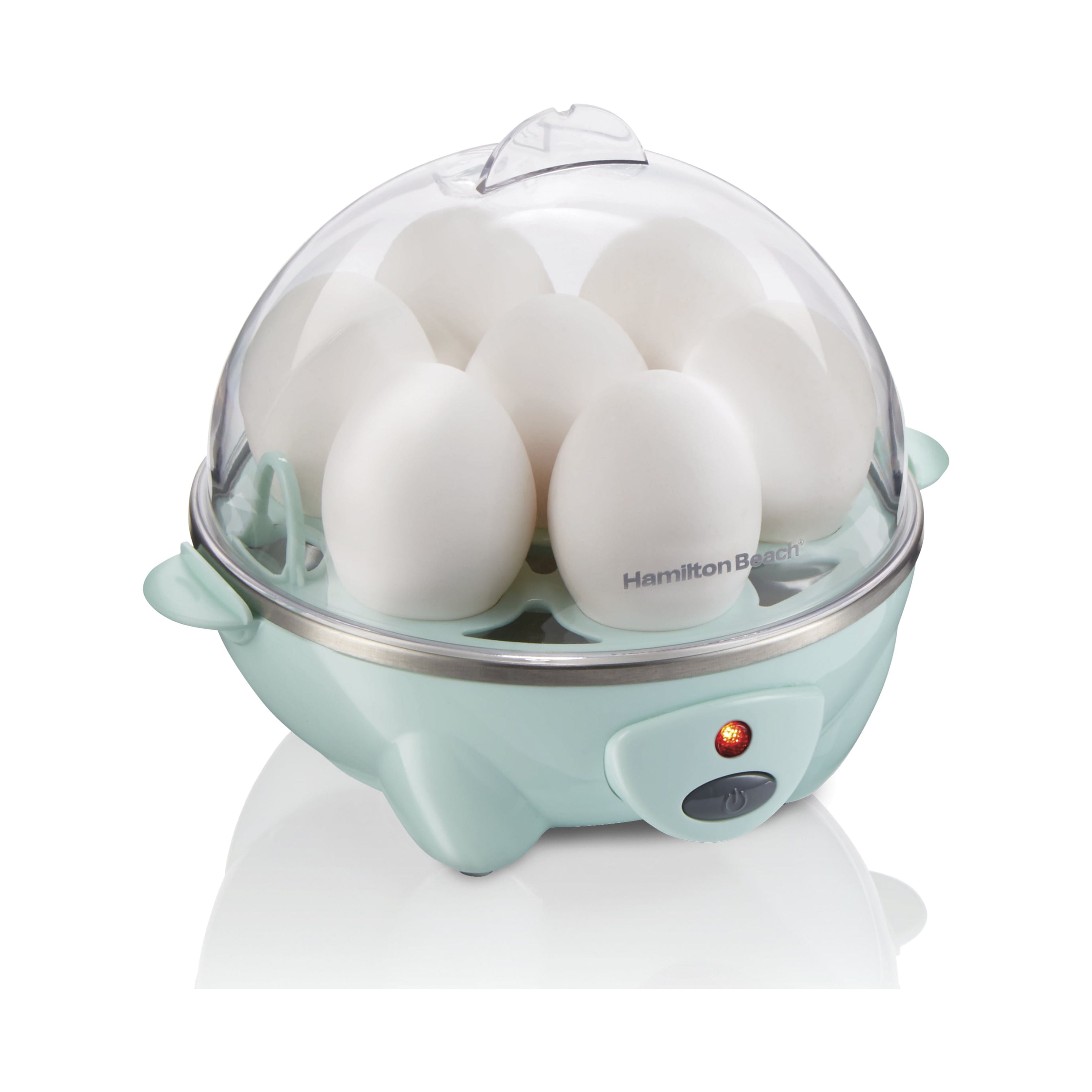 Big Boss Egg Genie 7-Egg White Electric Egg Cooker with Built-In Timer 8095  - The Home Depot