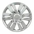thumbnail image 3 of Fuel Rider Set of 4 15 inch Silver Snap-On Hubcaps With 6 Double Spoke Compatible With 2015-2019 Honda Fit Standard Steel Wheel Covers, 3 of 5