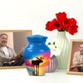 thumbnail image 6 of JAGASY Moose Urn for Ashes Adult Male, Blue Small Urns for Human Ashes keepsake, Sunset Decorative Urns for Mother, Miniature Cremation Urn for Father, (3 Inch), 6 of 7