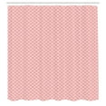 thumbnail image 3 of Ambesonne Pink Polka Dots Shower Curtain, Spots Plain, 69"Wx84"L, Pale Pink and Rose, 3 of 5