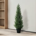 Artificial Cedar Tree 3 ft Outdoor Artificial Topiary Cedar Plants Fake