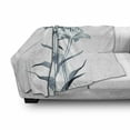 thumbnail image 3 of Flower Soft Flannel Fleece Blanket, X-ray Image of Flower Floral Radiography Uv Different Vision of Mother Earth Print, Cozy Plush for Indoor and Outdoor Use, 50" x 70", Teal White, by Ambesonne, 3 of 6