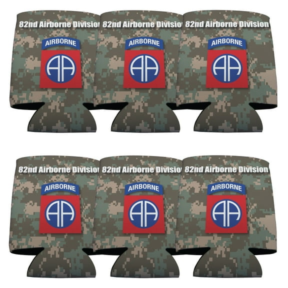 Military 82nd Airborne Division Drink Sleeves - Set of 6