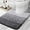 Grey, variant on Buganda Luxury U-Shaped Bathroom Rugs, Super Soft and Absorbent Microfiber Toilet Bath Mats, Non-Slip Contour Bathroom Carpets with Rubber Backing, 20X24, Grey